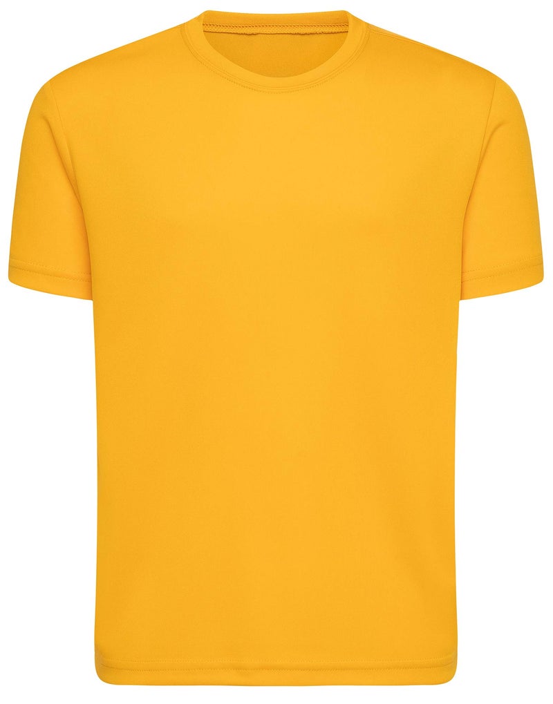 Opna Youth Boys Dri Fit Athletic T Shirts for Boys & Girls Sports Undershirt â€“ Youth & Teen Sizes Gold-M - Image 1